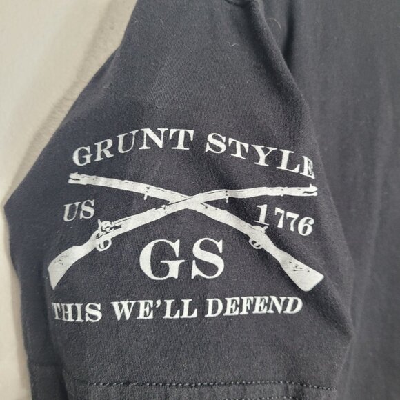 Grunt Style Men Xl Black Size Matters Bullet Shirt Short Sleeve Shirt - Picture 4 of 6